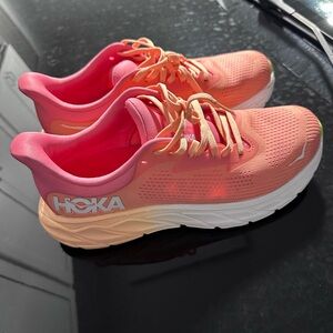 Hoka Women's Pink Coral Gradient Running Shoes